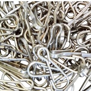 200 NICKEL Bail CLASP Pendant Connector new